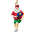 Noble Gems™ Glass Pickleball Santa Ornament