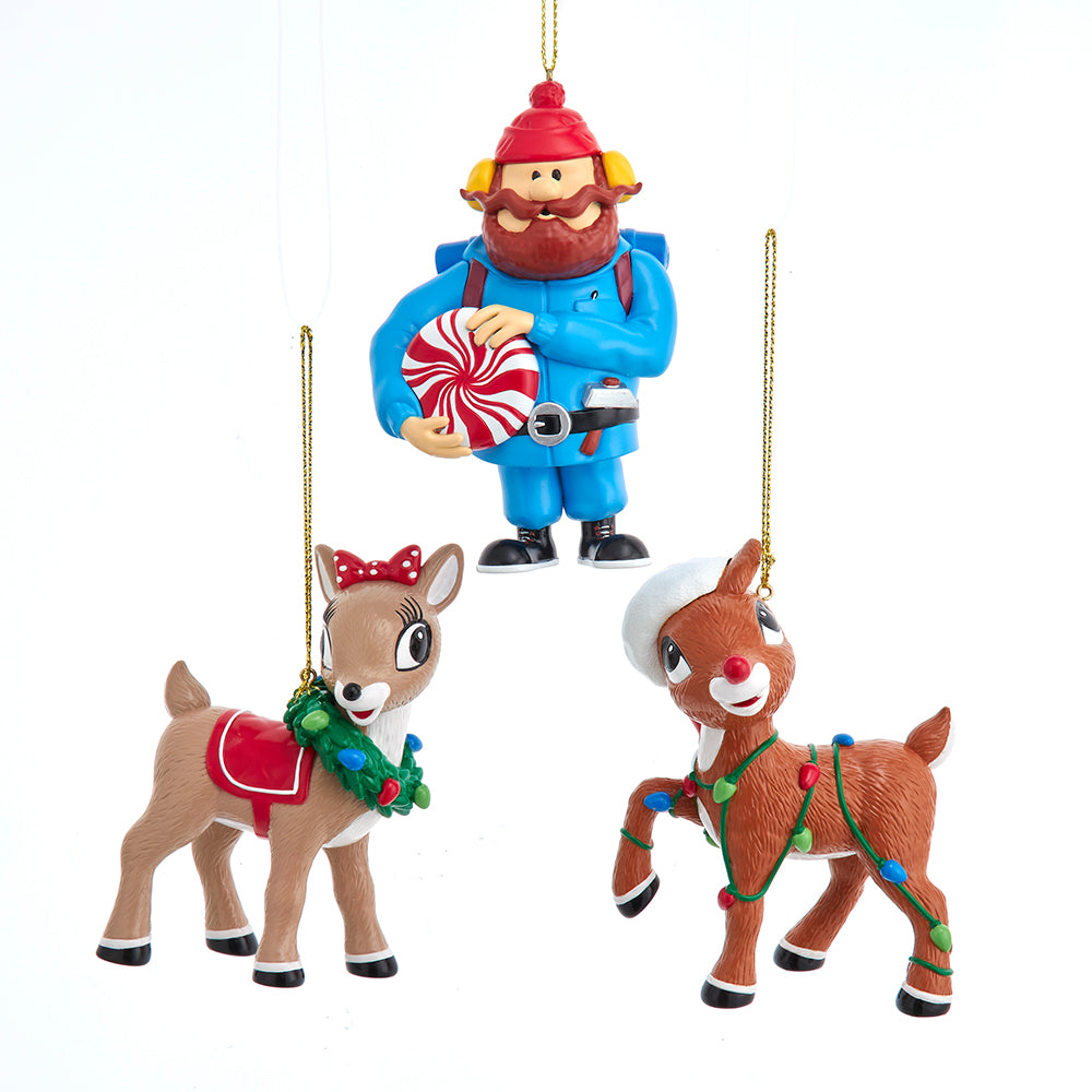 Rudolph The Red Nose Reindeer® Ornament Set of 3