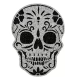 Luminous Rhinestone Halloween Día de los Muertos Sugar Skull Placemat