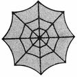 Luminous Rhinestone Halloween Spider Web Placemat