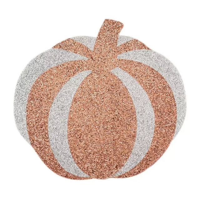 Luminous Rhinestone Pumpkin Placemat