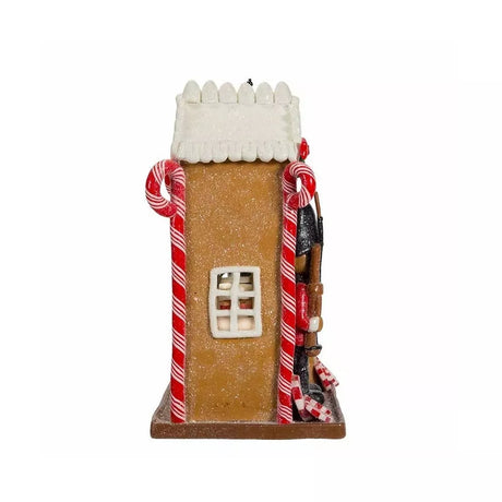 Pre-Lit English London Gingerbread Guard House