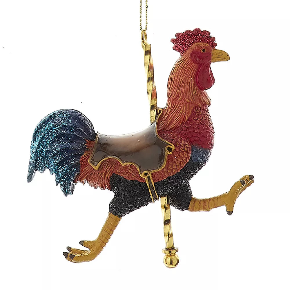 4.75" Carousel Animals Christmas Ornament Horse Greyhound Rooster Elephant