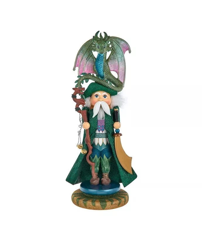 18" Hollywood Nutcrackers™ Wizard With Dragon Nutcracker