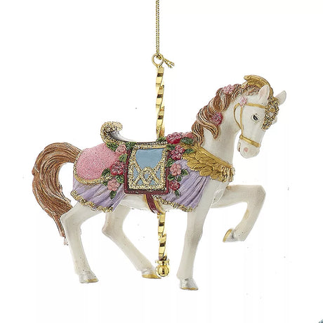 4.75" Carousel Animals Christmas Ornament Horse Greyhound Rooster Elephant