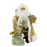 Karen Didion 17.25 in Sage Lighted Elegance Santa