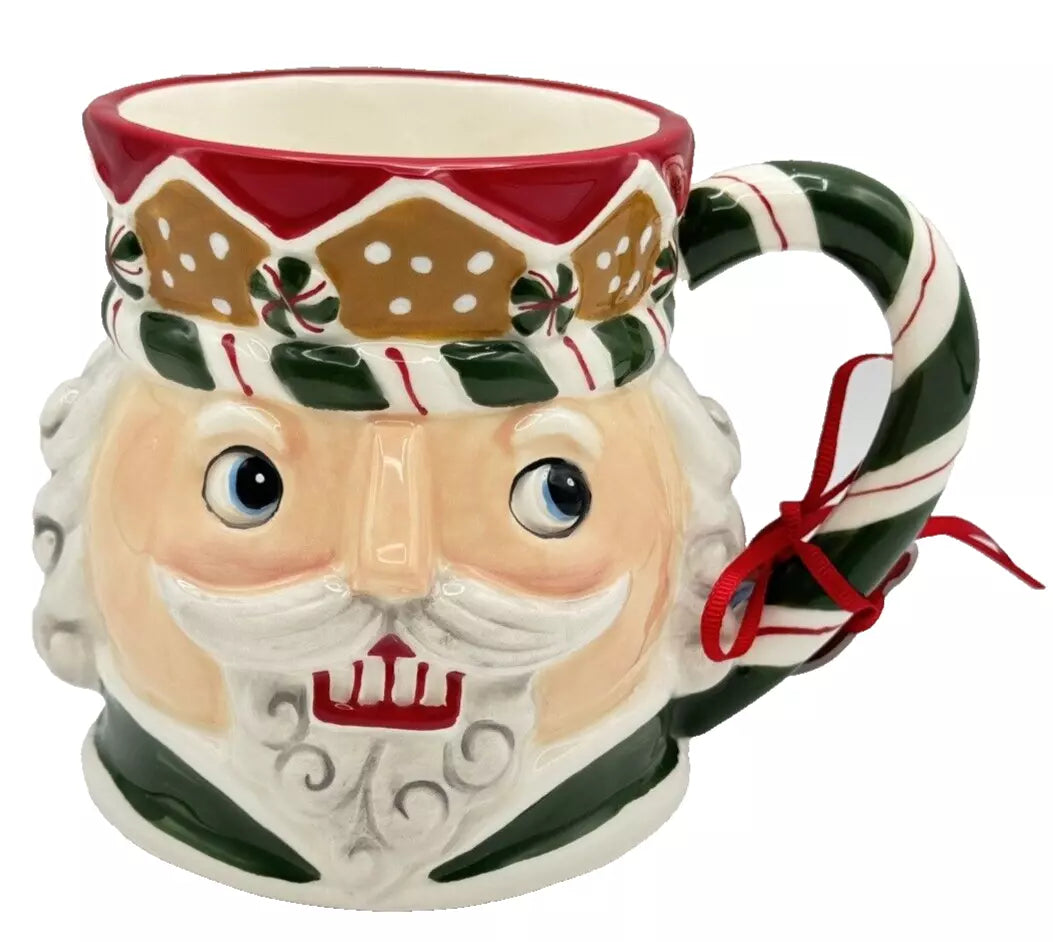 Blue Sky Clayworks Nutcracker Christmas 16 oz MUG Heather Goldminc