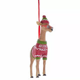 Cool Yule Deer Ornament Buck Doe Set