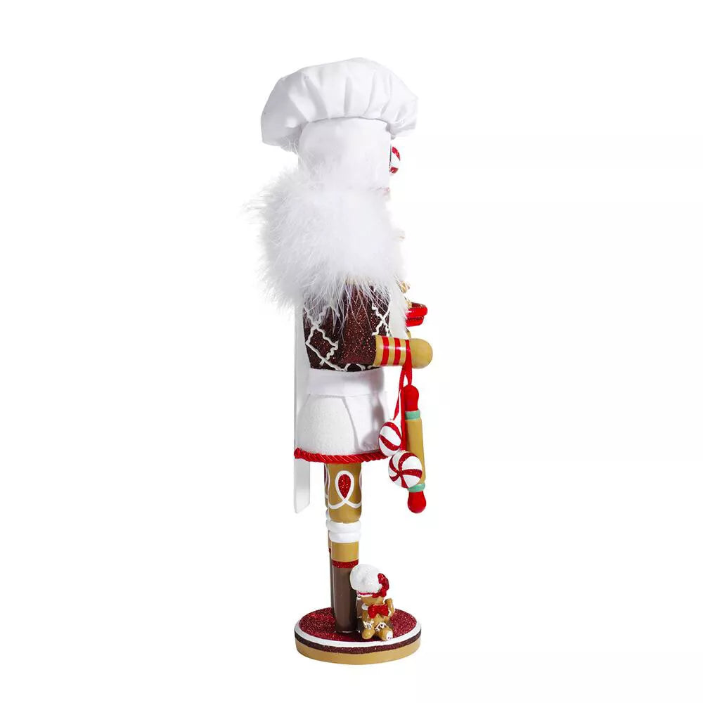 Kurt Adler Hollywood Nutcracker - Gingerbread Chef Christmas Nutcracker 15.5