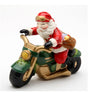 Christmas Santa & Motorcycle Salt & Pepper Shaker Set