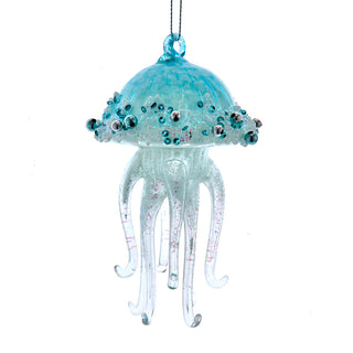 Luminosity Glow In the Dark Glass Jellyfish Ornament T3732