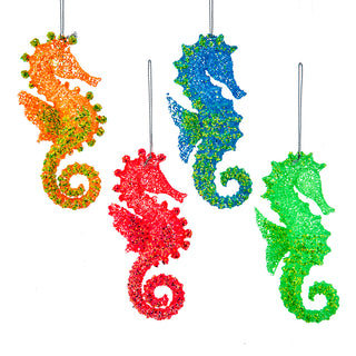 Luminosity Glow In the Dark Seahorse Ornament Set T3762