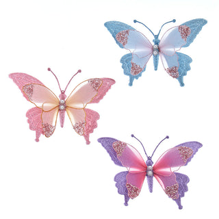 Butterfly Clip Ornament Set TD1802 Flights of Fancy