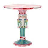 Pastel Nutcracker Cake Plate - 10.5 inches