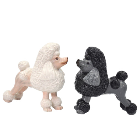 Poodle Salt and Pepper Shaker Set