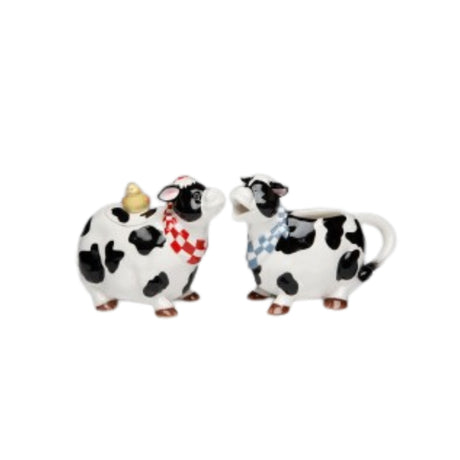 Appletree Designs Barn Yard Cow Sugar & Creamer Set