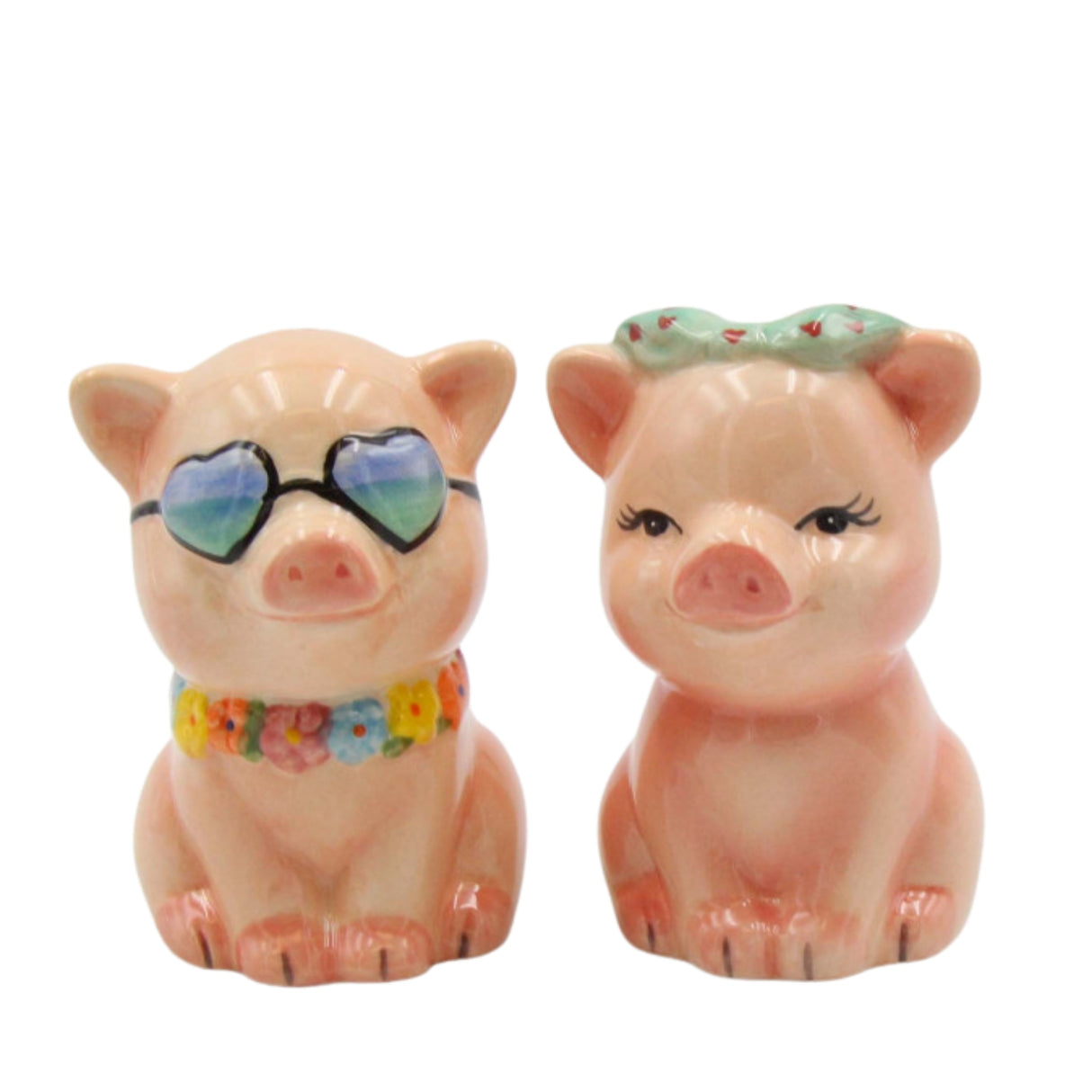 Happy Pigs Salt And Pepper Shaker Set