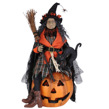 Karen Didion Halloween Ida the Lighted Witch, 26 inches