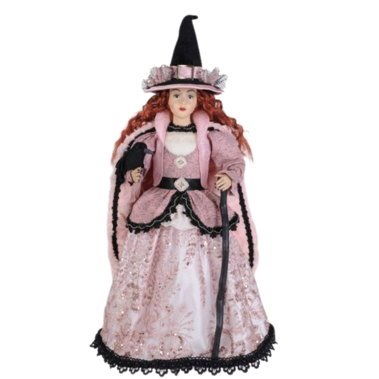 Karen Didion Halloween Rose Witch, 23 inch