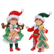 Karen Didion Green Polka Dot Gingerbread Elf Set