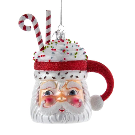 Noble Gems™ Santa Cocoa Mug Ornament