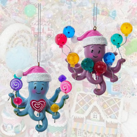 Octopus With Lollipop Ornaments