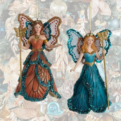 Fairy Queen Ornaments Set of 2