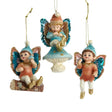 Magical Woods Enchanted Forest Little Boy Fairy Ornaments Se of 3