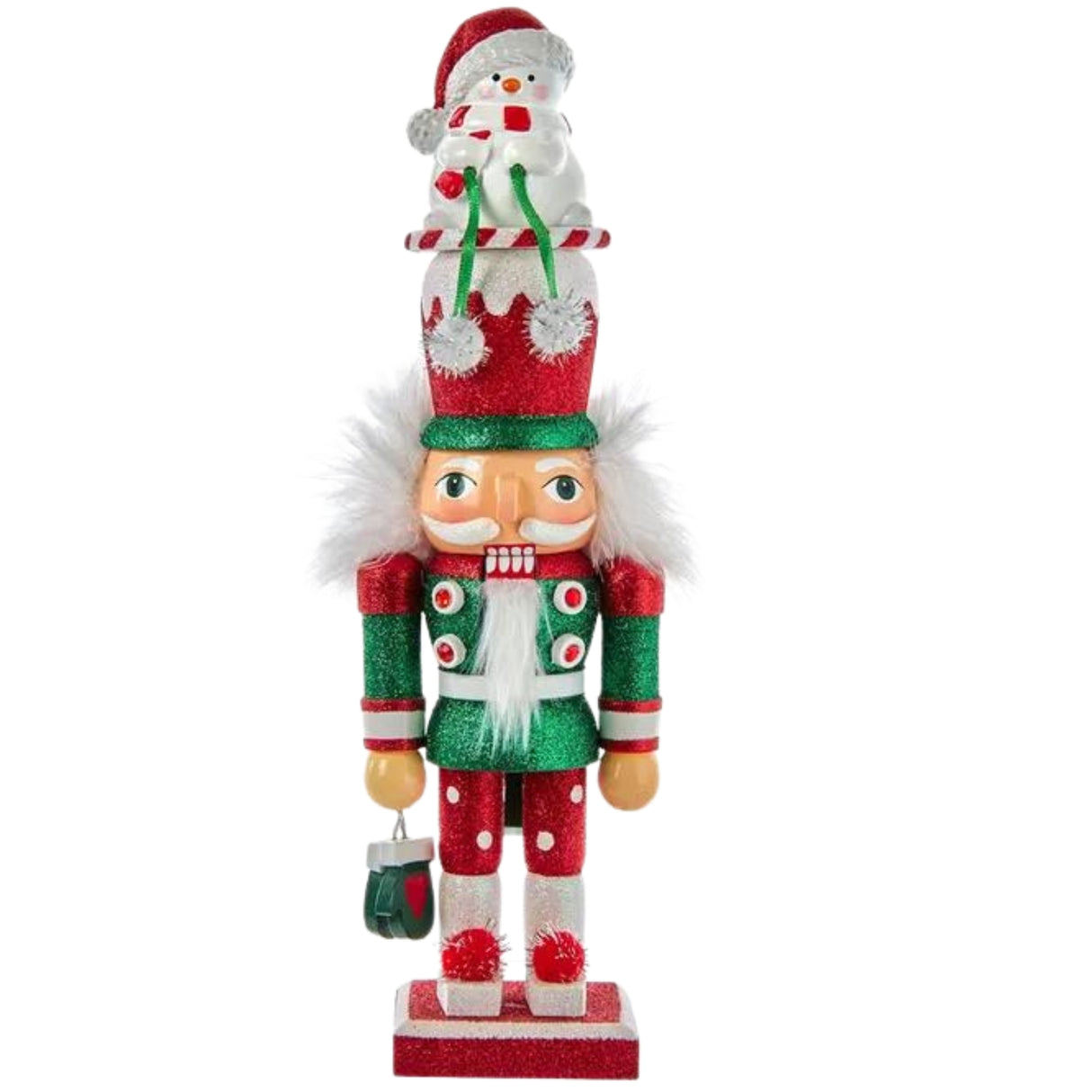 12" Hollywood Nutcrackers™ Snowman Hat Nutcracker