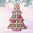 11" Claydough Iced Christmas Tree Gingerbread Ornament