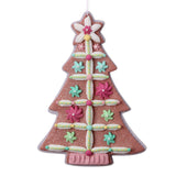 11" Claydough Iced Christmas Tree Gingerbread Ornament