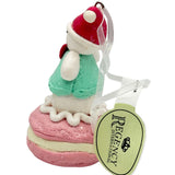 Regency International 3.5 in Macaroon Snowman Claydough Ornament