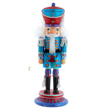 15" Hollywood Nutcrackers™ Blue Hat Colorful Soldier Nutcracker