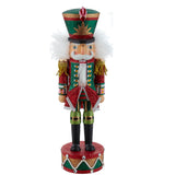 15" Hollywood Nutcrackers™ Green Hat Colorful Soldier Nutcracker