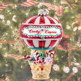 Noble Gems™ Glass Candy Hot Air Balloon Ornament