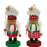 Kurt Adler 5" Hollywood Nutcrackers™ Gingerbread Boy or Girl Nutcracker Ornament