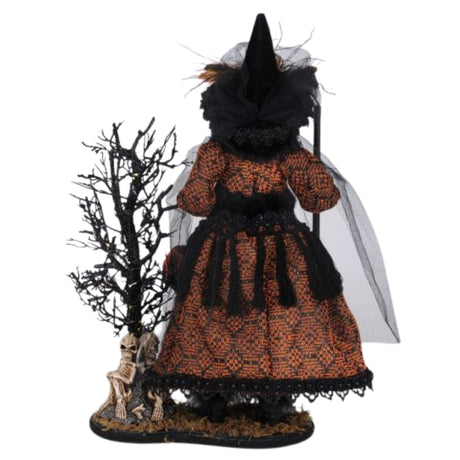 Karen Didion Haunted Trail Witch on Base Halloween Figurine 21 inch