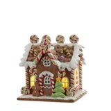 Battery Operated Gingerbread Light Up Lollipop House