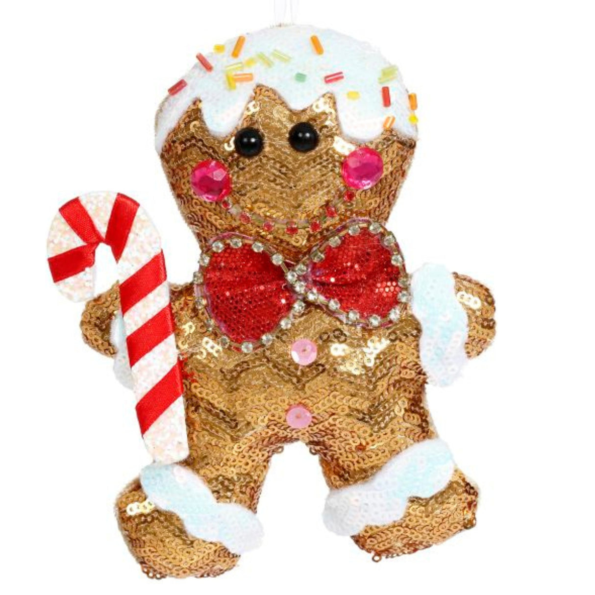 Gingerbread Sequin Ornament