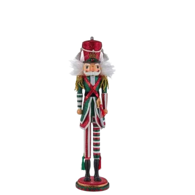 15" Hollywood Nutcrackers™ Tall Skinny Soldier Nutcracker-Green