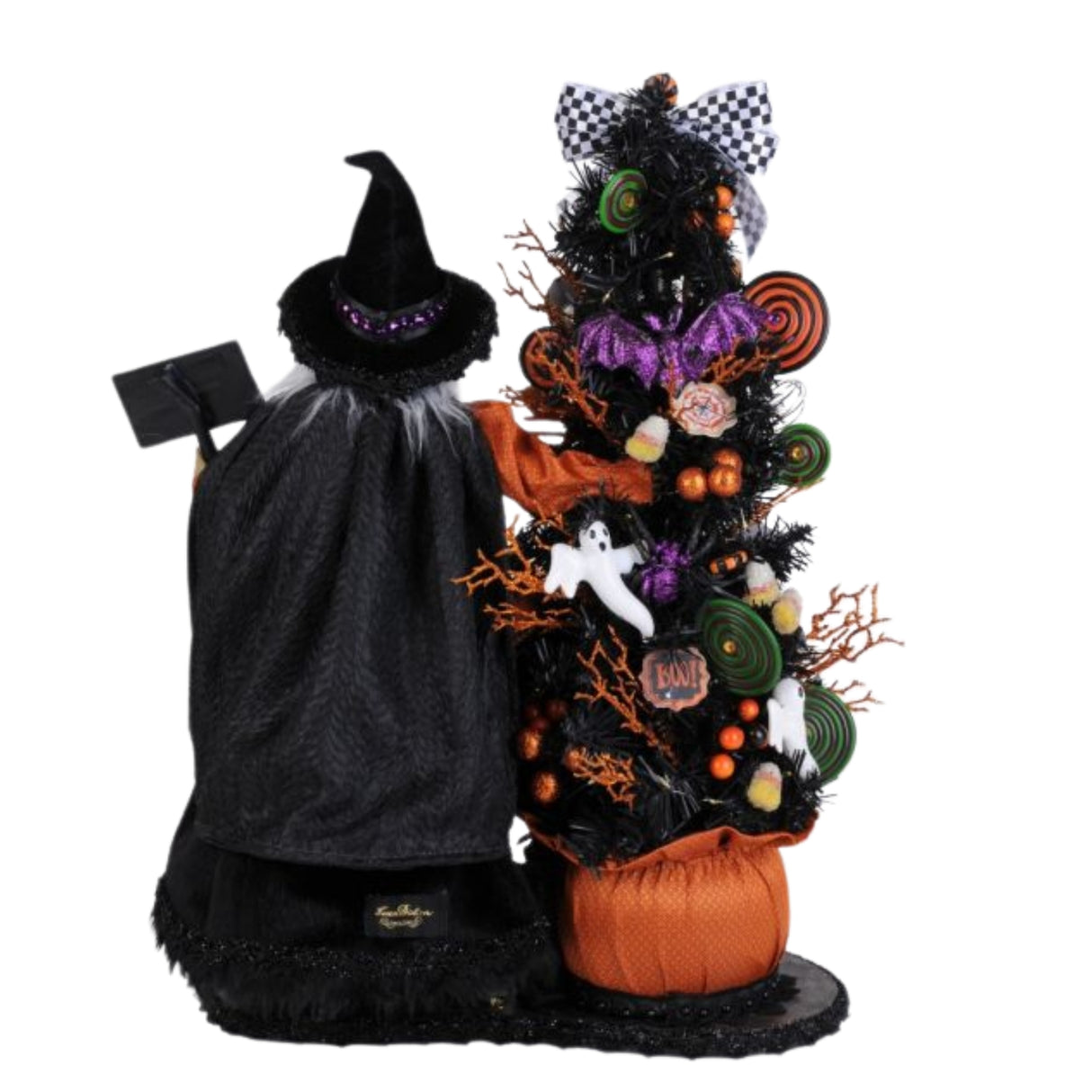 Karen Didion Lighted Tricks or Treats Kitchen Witch