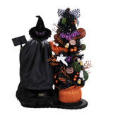 Karen Didion Lighted Tricks or Treats Kitchen Witch