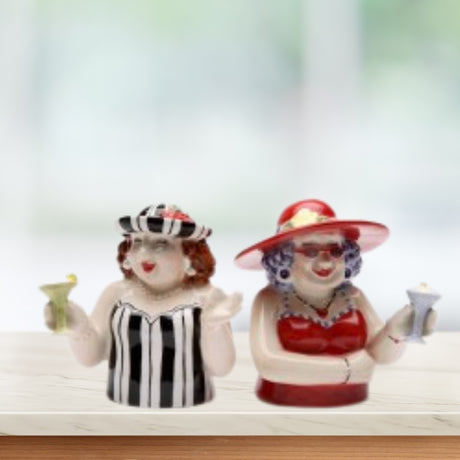 Dollymama's Sophisticated Ladies Salt & Pepper Shaker Set