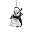 Christmas 2024 Whimsical Black White Penguin With Gift Tree Ornament