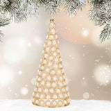 Elegant Pearl Cone Tree, 12 inch