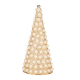 Elegant Pearl Cone Tree, 12 inch