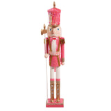 Raz Exclusive Raz 18.5" Glittered Pink Nutcracker