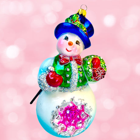 7.5" Jolly Ole' Snowy '24 Ornament by HeARTfully Yours