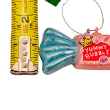 Set of 3 Glass Bubblegum Ornaments T3544