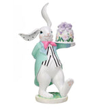 PRE-ORDER-Regency 9" Resin Bunny with Mini Cake MT25740